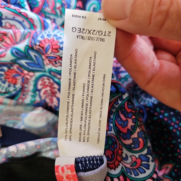 Tankini set size 2X (22) - Picture 4 of 6